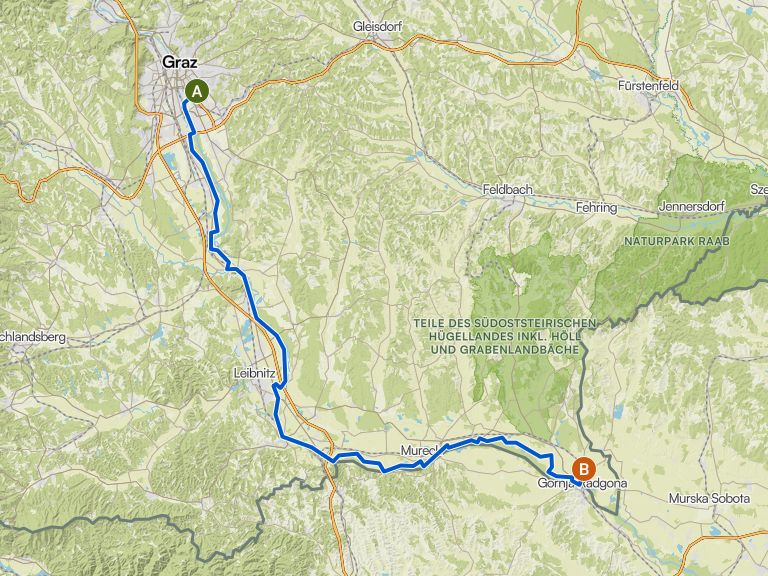 Tour de Mur 29 ½ - Tag 4: Graz - Mureck - Bad Radkersburg | Fahrradtour ...