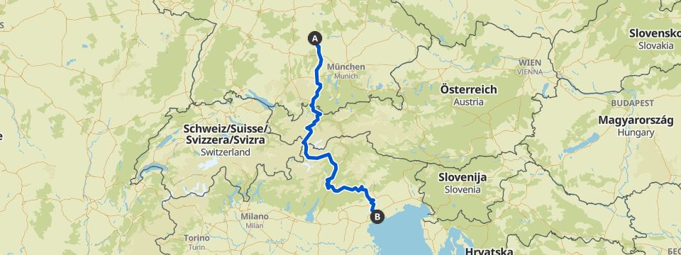 Via Claudia Augusta Map 9Gquh0Heeajgsm