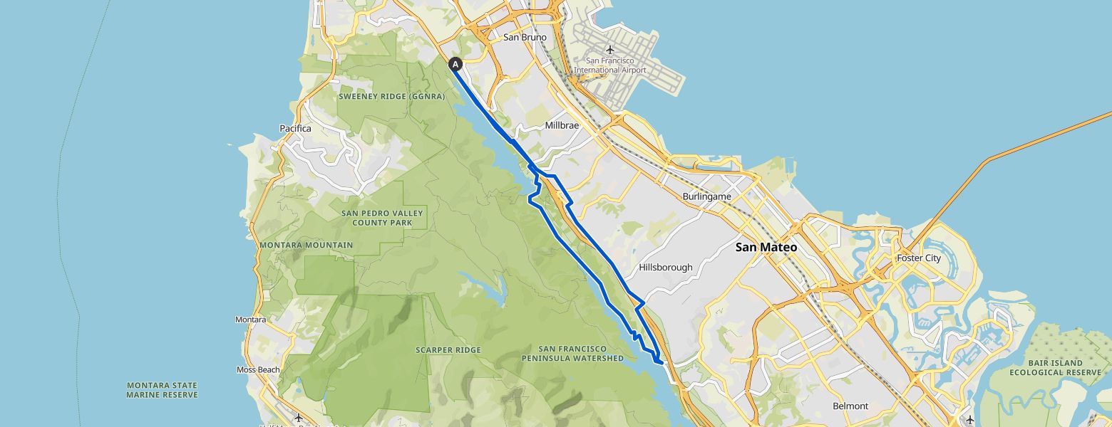 Top 10 Bike Rides and Cycling Routes in San Mateo County | Komoot